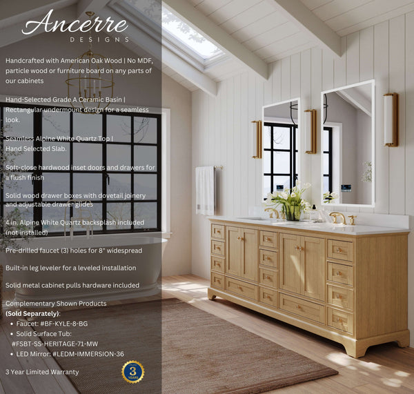 Audrey 84" Bath Vanity Set, photo 2 of 63