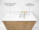 Hannah 48"  Bath Vanity Set