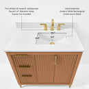 Turlington Bathroom Vanity Collection in Sienna Finish