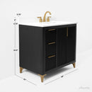 Turlington 36" Bath Vanity Set