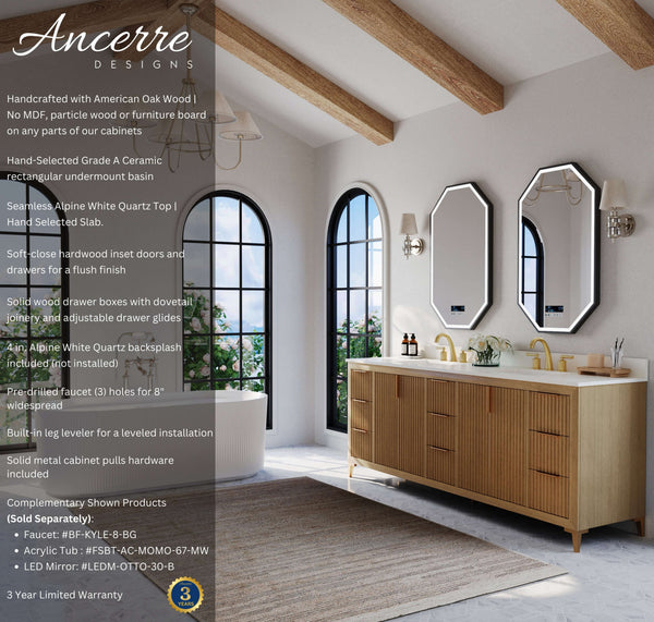 Turlington 84" Bath Vanity Set, photo 2 of 35