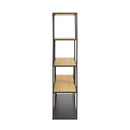 Vulcan Minimalist Divider Bookshelf with Slats