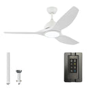 52" Vaczon 3 Blades Ceiling Fan with LED Light and Remote Control