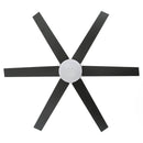 60" Volga DC Motor 6 Blades Modern Downrod Mount Ceiling Fan with Remote Control