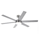 60" Volga DC Motor 6 Blades Modern Downrod Mount Ceiling Fan with Remote Control
