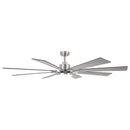 72 Inch Elbe Modern Downrod Mount Ceiling Fan with Light and Remote Control