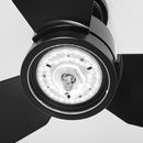 Vaczon 42 Inch DC Motor Modern Downrod Ceiling Fan with LED Light and Remote Control