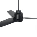 Vaczon 42 Inch DC Motor Modern Downrod Ceiling Fan with LED Light and Remote Control