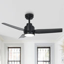 Vaczon 42 Inch DC Motor Modern Downrod Ceiling Fan with LED Light and Remote Control