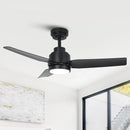 Vaczon 42 Inch DC Motor Modern Downrod Ceiling Fan with LED Light and Remote Control