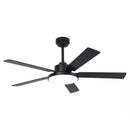 Vaczon 52 Inch 5 Blades DC Motor Modern Downrod Ceiling Fan with LED Light and Remote Control
