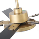 Vaczon 52 Inch Double-sided Blades Modern Ceiling Fan with Remote Control and LED Light