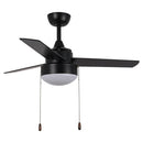 42" Vaczon 3 Blades Traditional Ceiling Fan with Pull Chain
