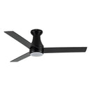 Vaczon 48" 3 Blades Flush Mount Ceiling Fan with Lighting and Remote Control by Parrot Uncle