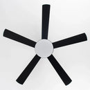 52" Vaczon Ceiling Fan with LED Light and Remote Control by Parrot Uncle