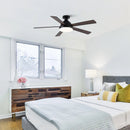 52" Vaczon Ceiling Fan with LED Light and Remote Control