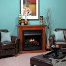 American Hearth Empire Vail Vent-Free Fireplace/Mantel Combination - 26" Deluxe