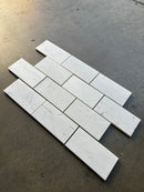Valentino Marble 1" x 4" Herringbone Honed Tile