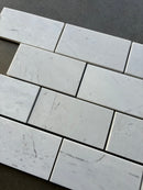 Valentino Marble 1" x 3" Herringbone Honed Tile