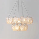 Valery Glass Petal Leaf Chandelier