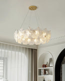 Valery Glass Petal Leaf Chandelier