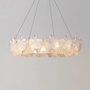 Valery Glass Petal Leaf Chandelier