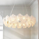 Valery Glass Petal Leaf Chandelier