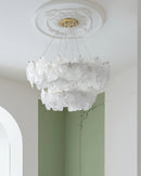 Valery Glass Petal Leaf Chandelier