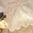 Valery Glass Petal Leaf Chandelier