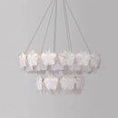 Valery Glass Petal Leaf Chandelier