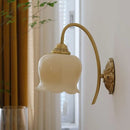 Valley Flower Brass Wall Lamp