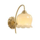 Valley Flower Brass Wall Lamp
