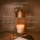 Candle Warmer Lamp with Wood Base by Sweet Water Decor
