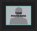 NBA Basketball Photo Picture Frame Kit - Vancouver Grizzlies (Black Matting, Teal Trim) by Dynasty Sports & Framing
