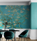 Van Gogh Almond Blossom Painting Wallpaper Mural.