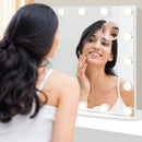 Vanity Mirror with 18 Dimmable LED Bulbs and 3 Color Lighting Modes-White by LJGDeals