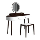 Makeup Vanity Table Set with LED Mirror and 3 Spacious Drawers by LJGDeals