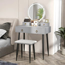 Vanity Table Set with Mirror by LJGDeals