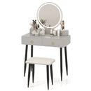 Vanity Table Set with Mirror by LJGDeals