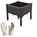 Raised Garden Bed Planter Box w/ Drainage Outdoor Balcony Vegetable Flower by 2Dropme