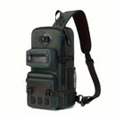 Anti-Theft Sling Bag Men Crossbody Chest Backpack USB Waterproof Travel Bag by 2Dropme