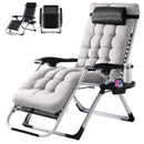 Zero Gravity Recliner Chair Foldable Patio Lounge w/Cup Holder & Cushion by 2Dropme