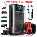 9-in-1 Portable Jump Starter with Air Compressor 12V Car Battery Booster USB LED by 2Dropme