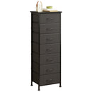 Tall Dresser Storage Organizer 6/7 Drawers Bedroom Chest Fabric Storage Tower