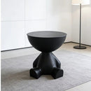 Bear Side Table with Storage – Modern Animal Shaped Nightstand End Table for Bedroom Living Room Patio by 2Dropme