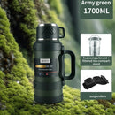 Multi-Size - Insulated Water Bottle Stainless Steel Thermos Mug Handle by 2Dropme