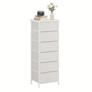 Tall Dresser Storage Organizer 6/7 Drawers Bedroom Chest Fabric Storage Tower