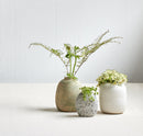 Terra Cotta Bud Vase, Greenwash