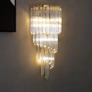 Tapered Alana Crystal Wall Lamp