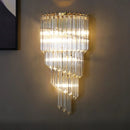 Tapered Alana Crystal Wall Lamp